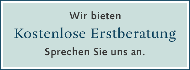 Erstberatung kostenlos